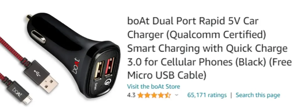 best mobile car charger under 1000