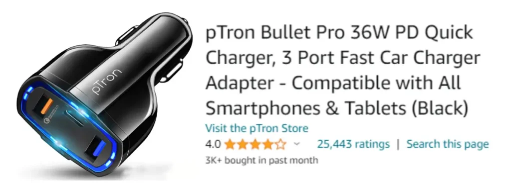 best mobile car charger under 1000