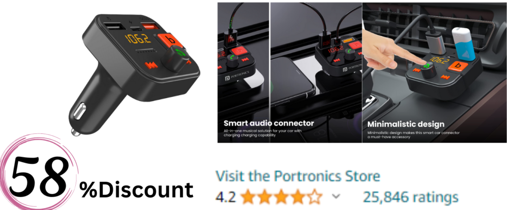 Portronics Car Charger